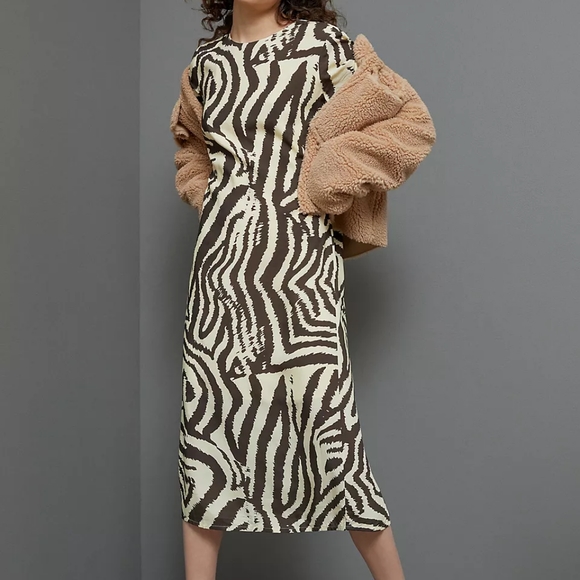 Corey Lynn Calter Zebra Maxi Tee Dress - Picture 5 of 7